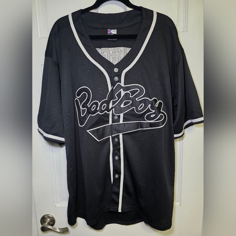 Bad Boy Biggie Smalls #10 Double-Sided Graphic Jersey- Men's Size XXL